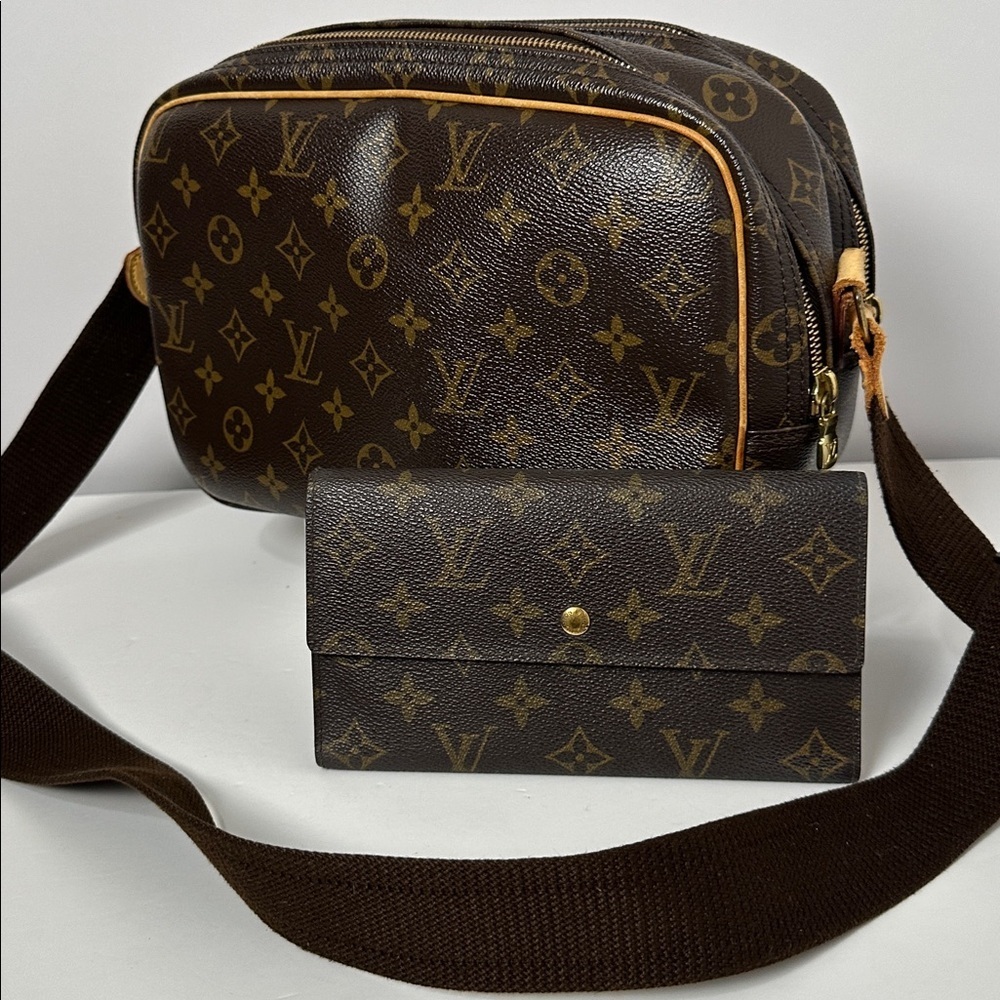 💯 Authentic Louis Vuitton Reporter  w/ Free LV Wallet🍀 - Picture 13 of 16